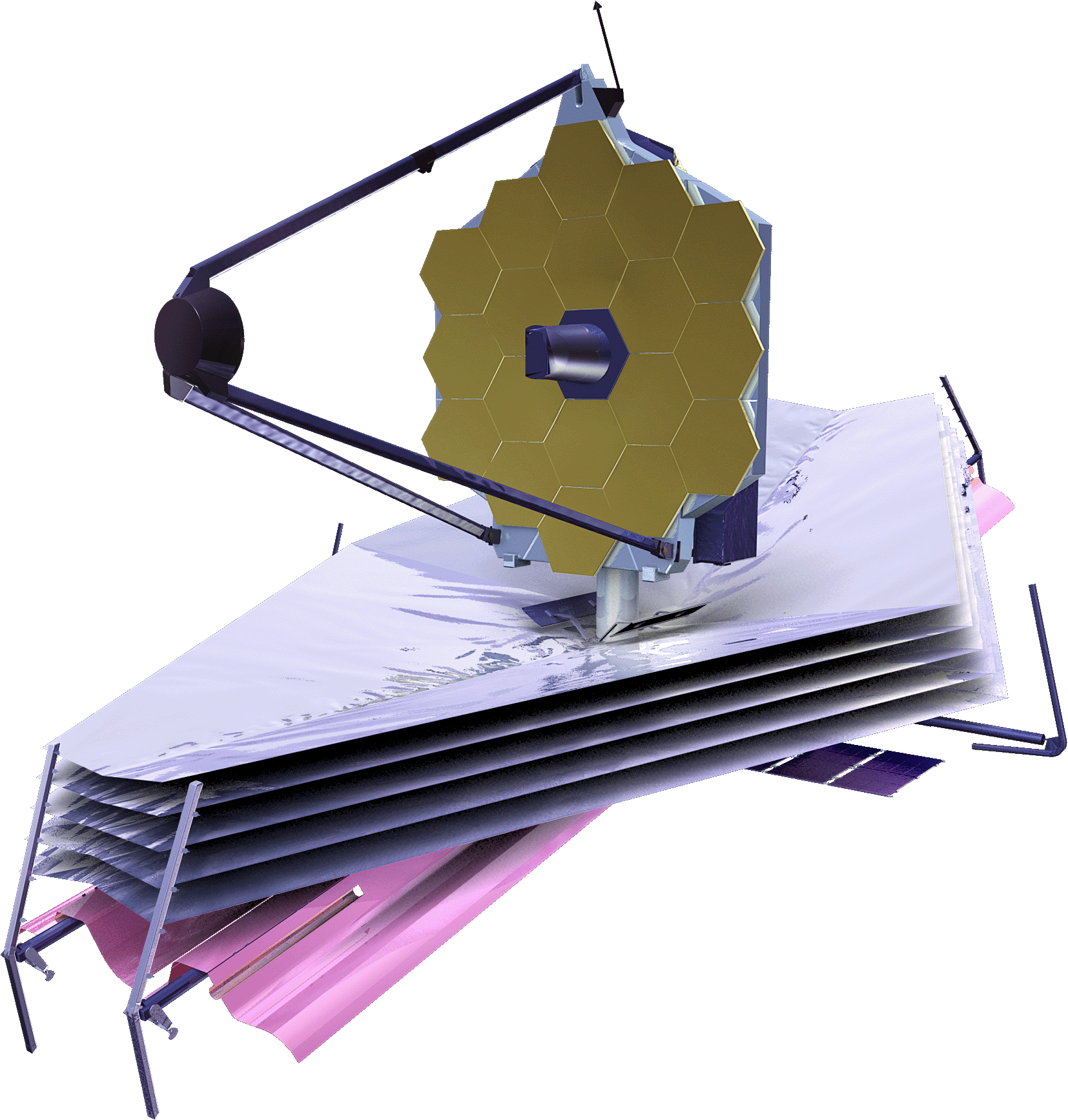 JWST spacecraft model 2